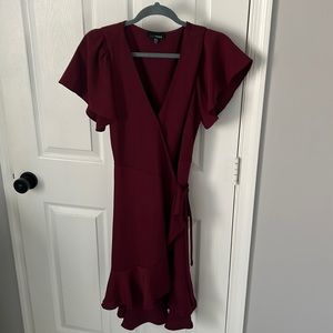 Lucy Paris Wrap Midi Dress